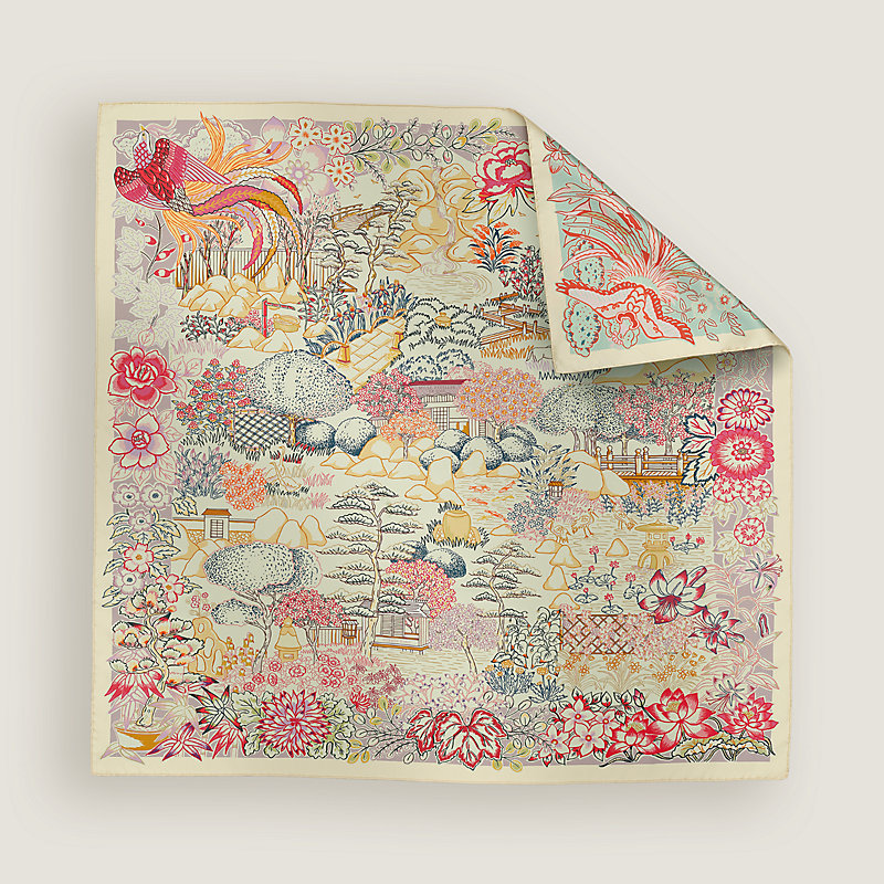 Mille Feuilles de Soie double face scarf 90 | Hermès Belgium